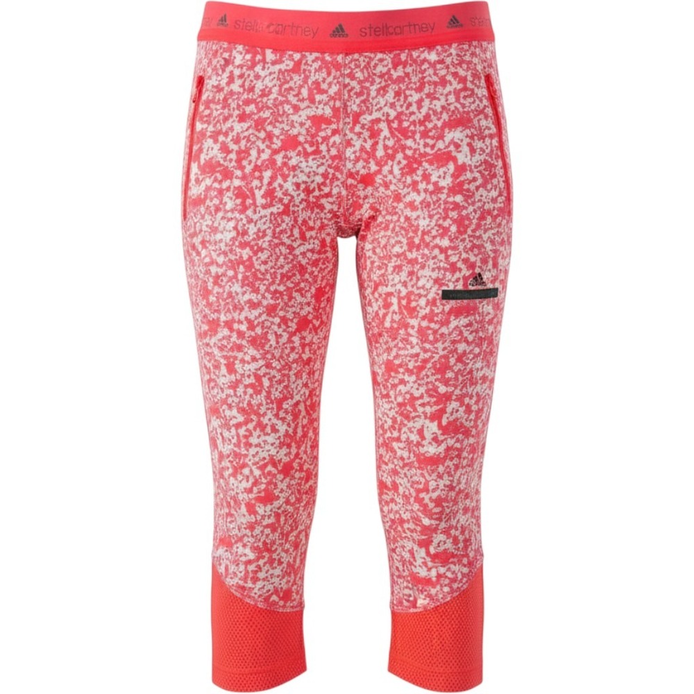 Adidas x Stella McCartney orange Speckle Capri Leggings